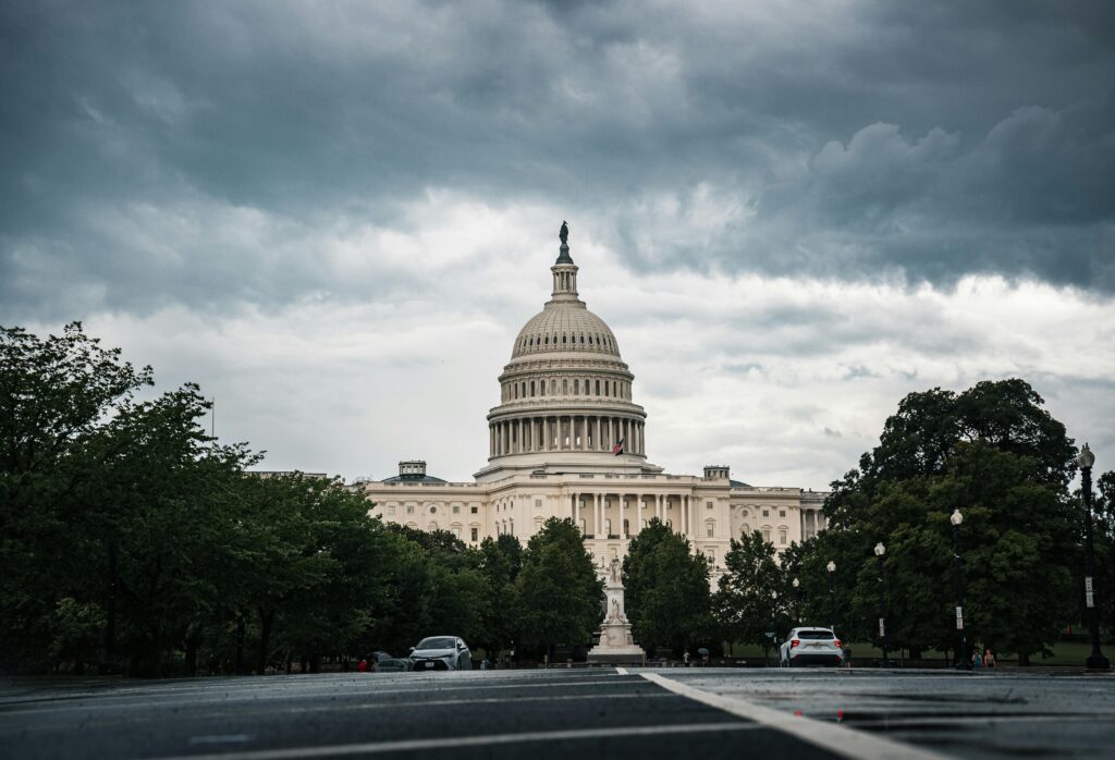 What’s the fuss about One Big Beautiful Bill? A dramatic view of the US Capitol under cloudy skies in Washington, DC.